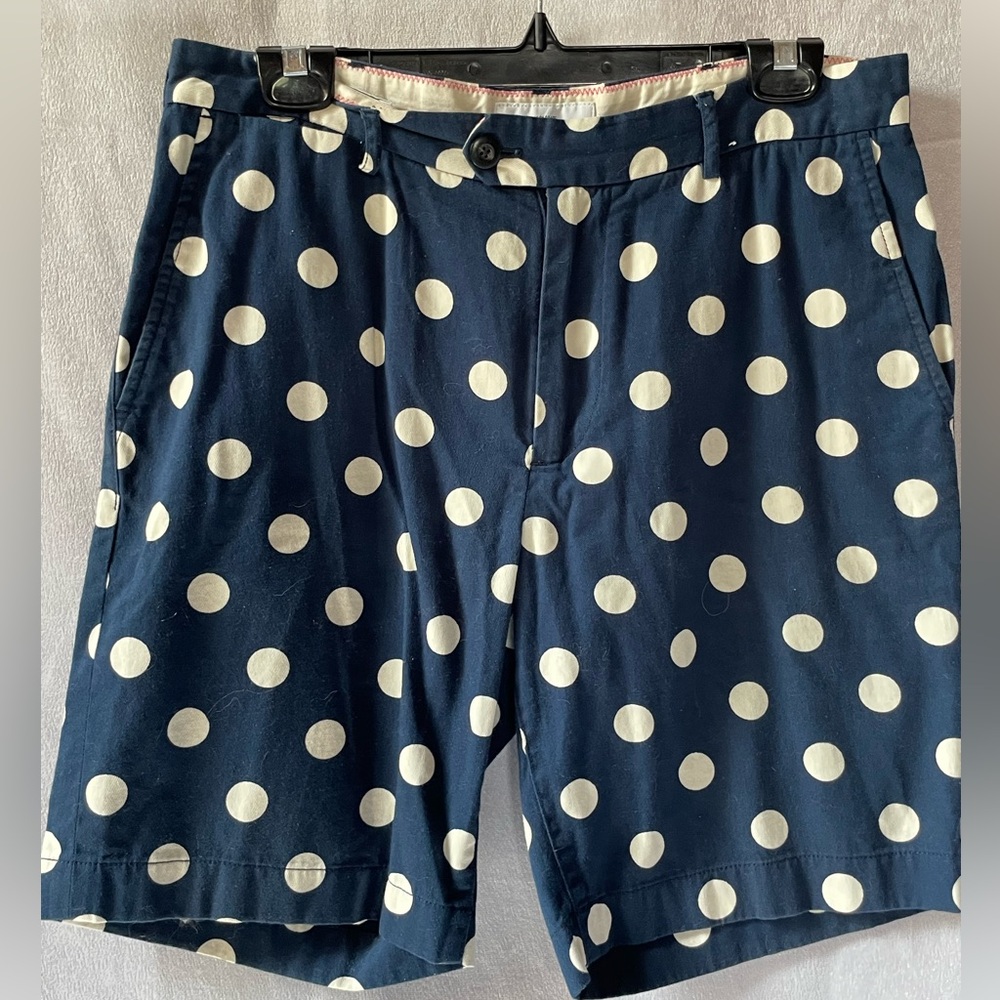 Jack Spade Navy Shorts with White Accents